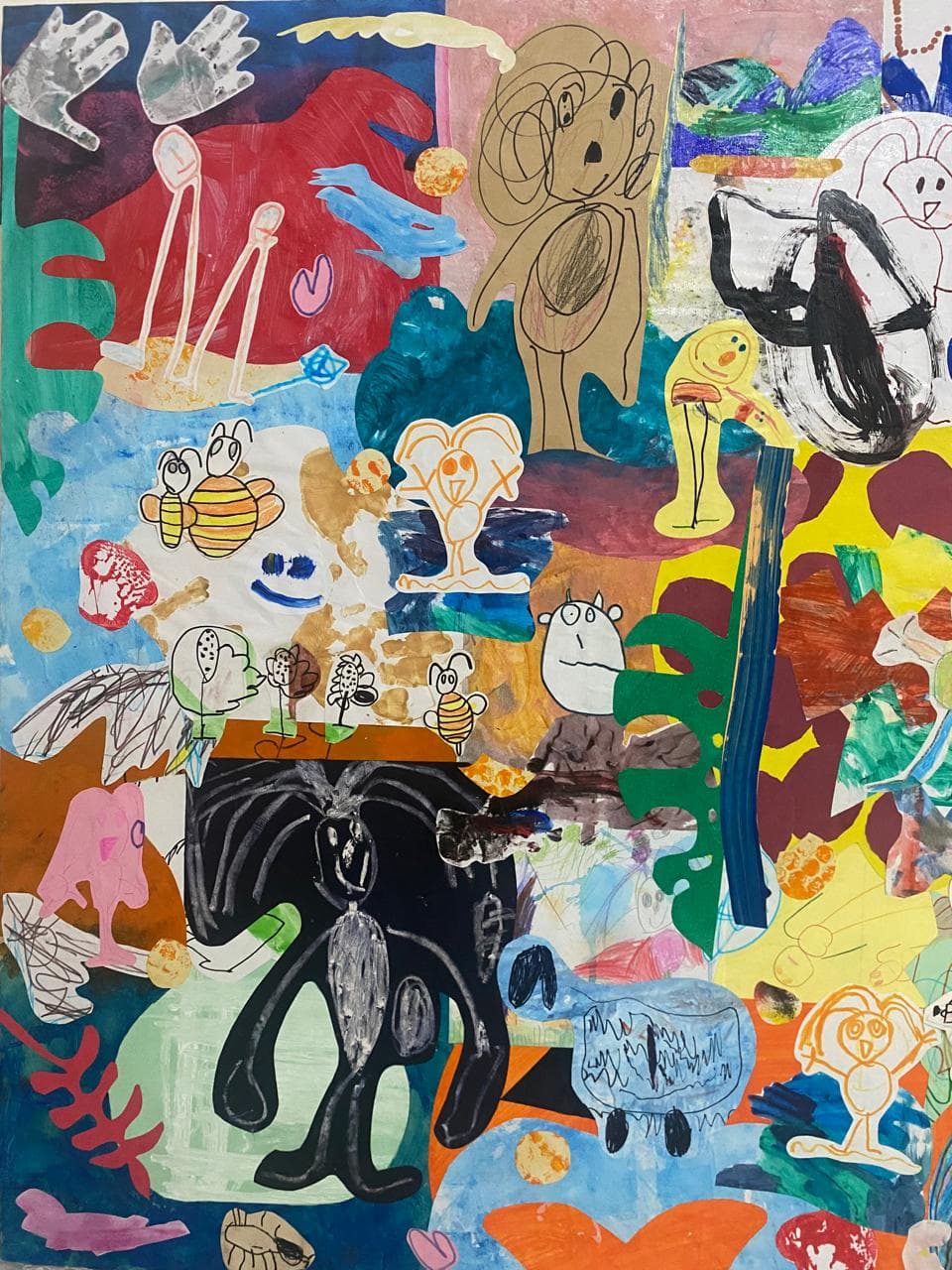Detalhe de colagem K. Weissmann